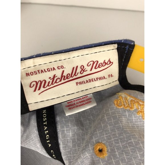 Golden State Warriors Mitchell & Ness Blue Snapback Hat - Picture 11 of 12
